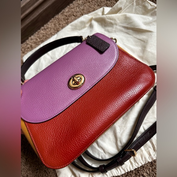 Coach Marley Top Handle Satchel Colorblock C1650 - Picture 10 of 16